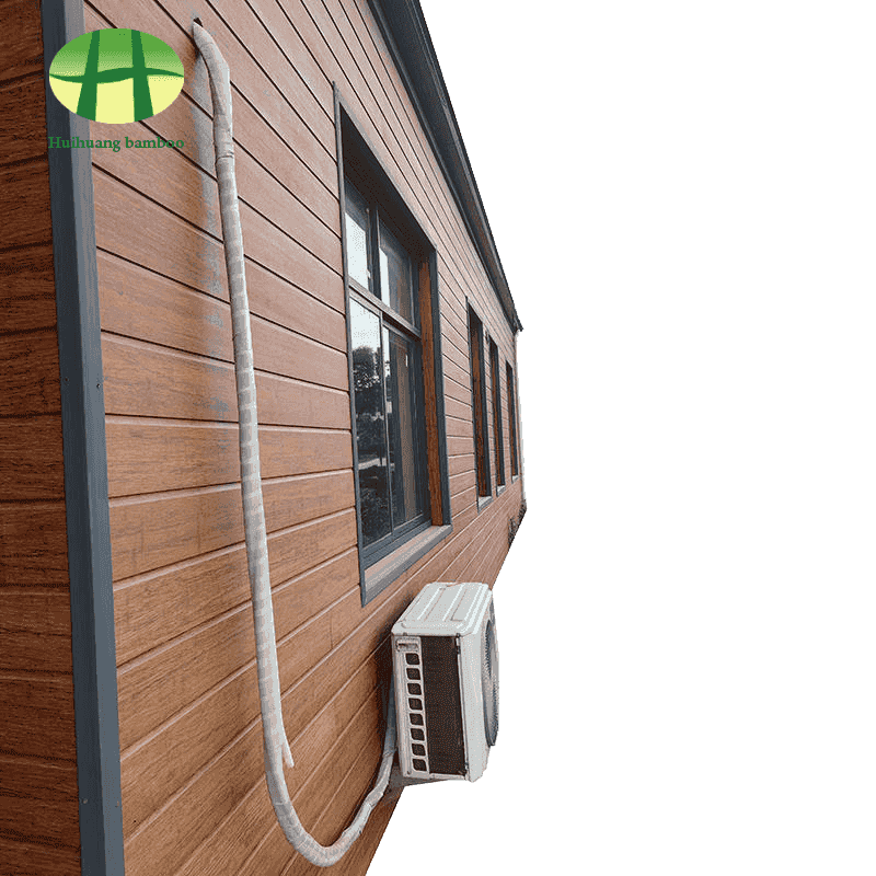 پانل های دیواری افقی بامبو سنگین در فضای باز